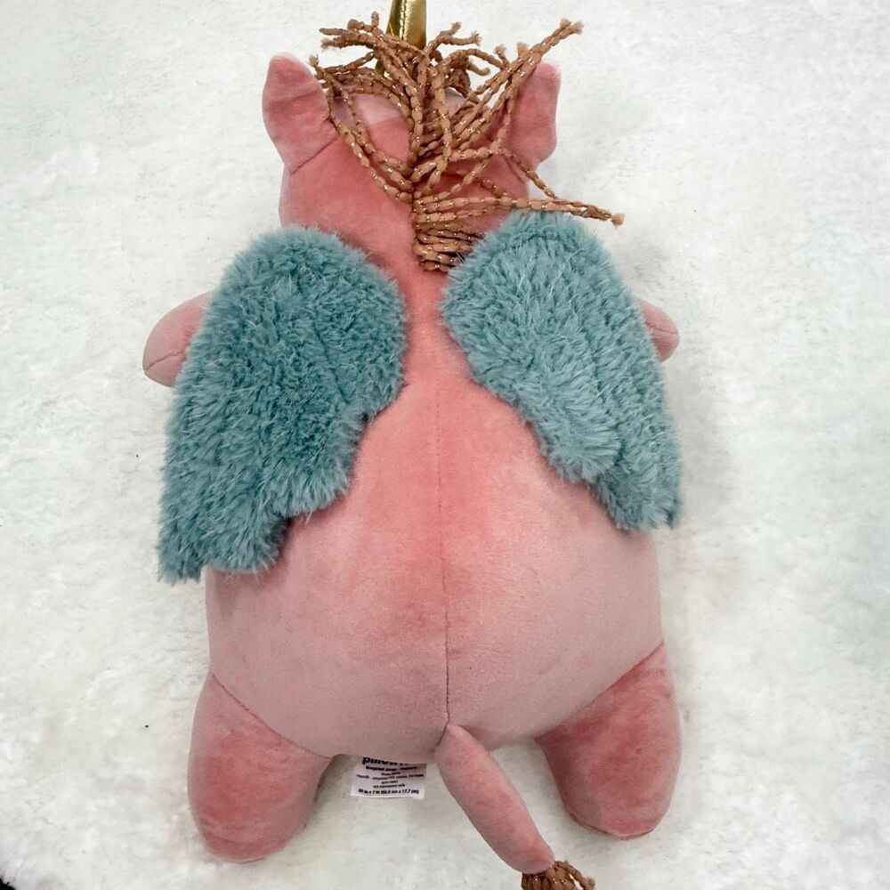 Target Pillowfort Weighted Stuffed Animal Plush Toy Pegasus - Picture 5 of 7